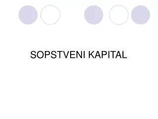 sopstveni kapital