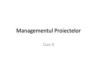managementul proiectelor