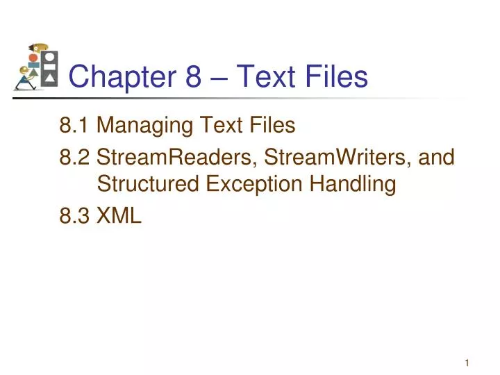 chapter 8 text files