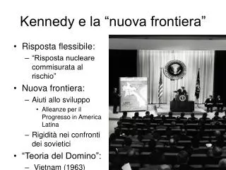kennedy e la nuova frontiera