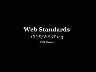 Web Standards