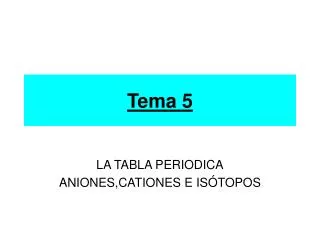 tema 5