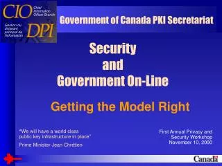 Security and Government On-Line