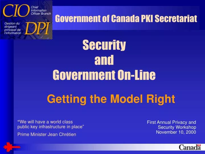 security and government on line