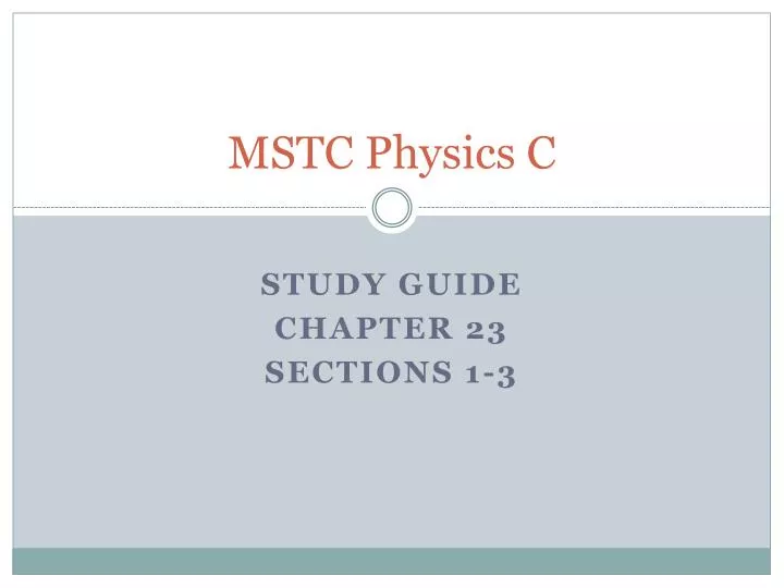 mstc physics c