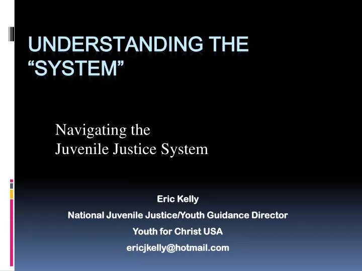 navigating the juvenile justice system