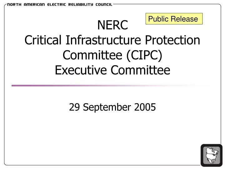 nerc critical infrastructure protection committee cipc executive committee