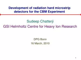 Development of radiation hard microstrip detectors for the CBM Experiment