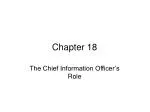 The Role of Chief Information Officer in the Modern Business Landscape - slide 1