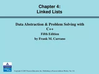Chapter 4: Linked Lists