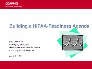 Building a HIPAA-Readiness Agenda