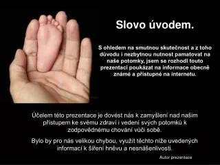 Slovo Ãºvodem.