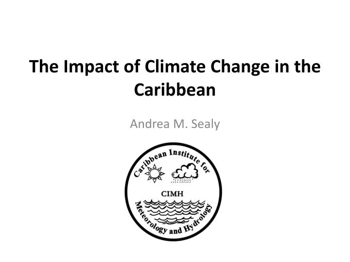 the impact of climate change in the caribbean