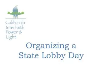 Organizing a State Lobby Day