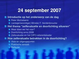 24 september 2007