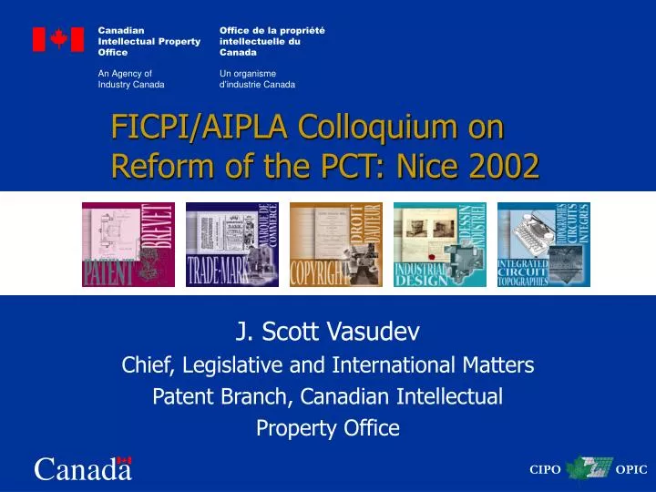 ficpi aipla colloquium on reform of the pct nice 2002