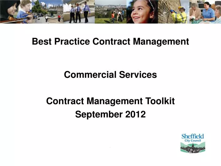 best practice contract management commercial services