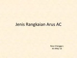 PPT - Rangkaian Arus Bolak-Balik PowerPoint Presentation, Free Download ...