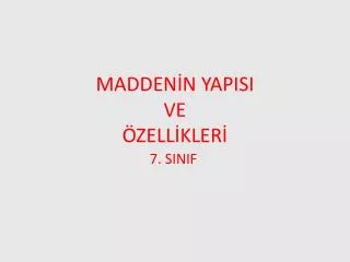 madden n yapisi ve zell kler