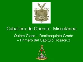 caballero de oriente miscel nea