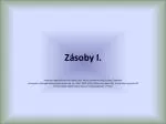 ZÃ¡soby I. - slide 1