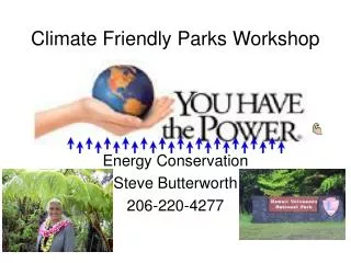 Climate Friendly Parks Workshop