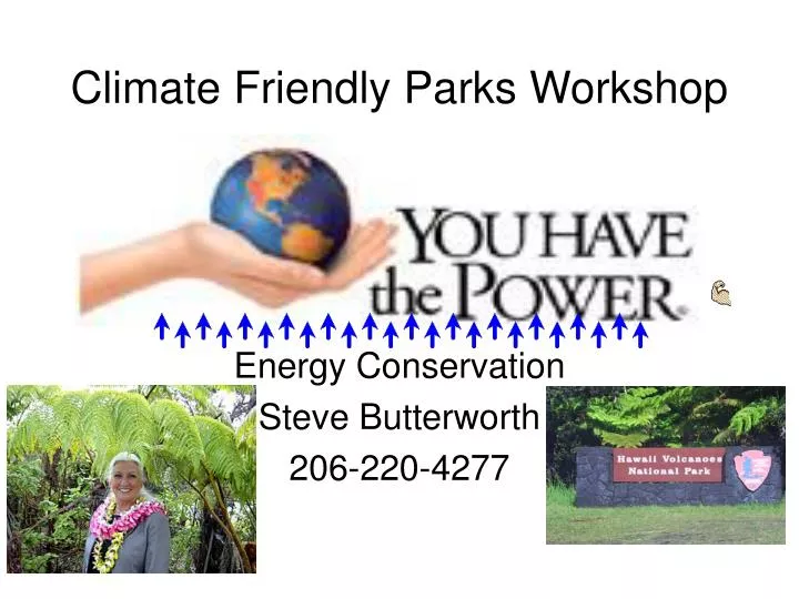 climate friendly parks workshop