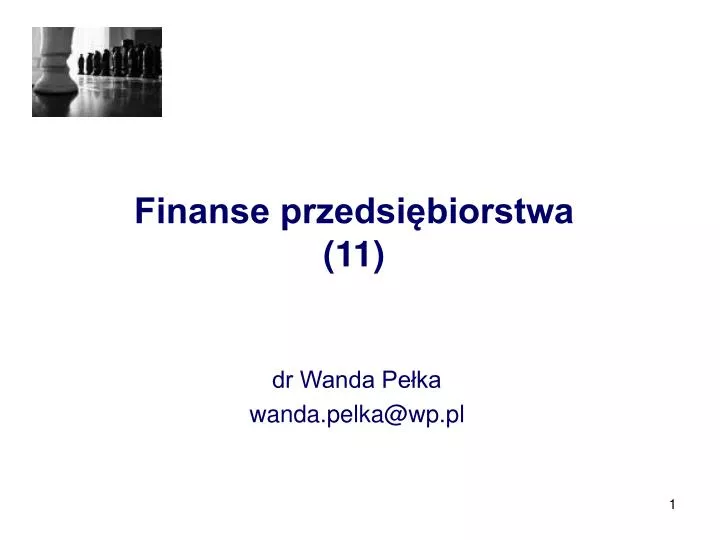 finanse przedsi biorstwa 11