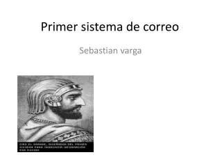 primer sistema de correo
