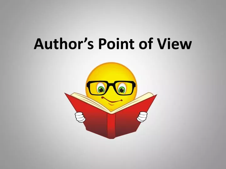 author s point of view