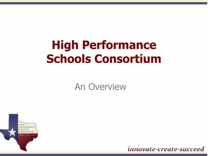 high performance schools consortium