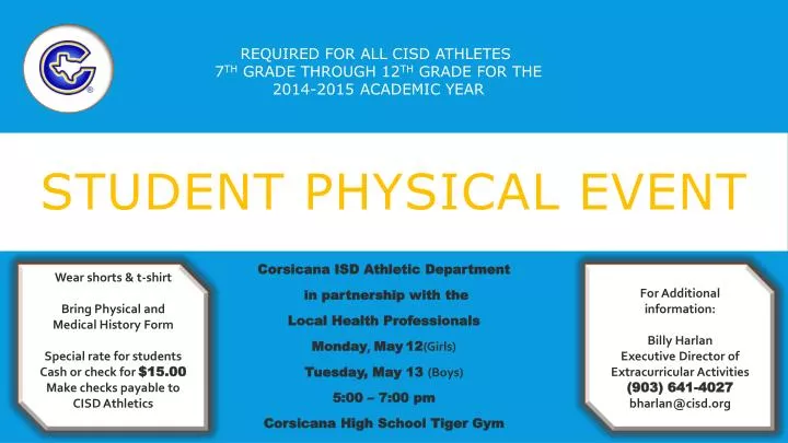 student physical event