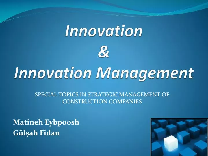 innovation innovation management