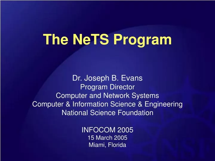 the nets program