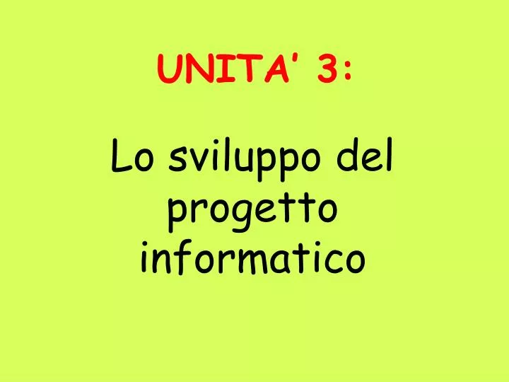 unita 3