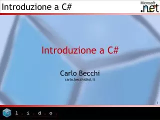 introduzione a c