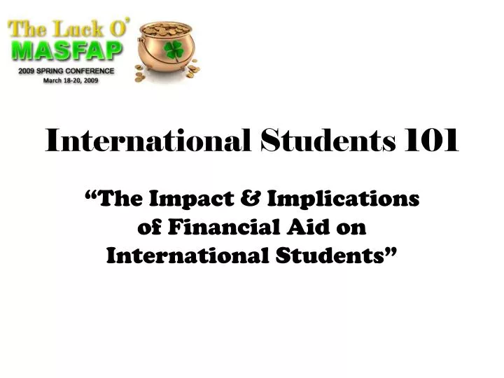 international students 101