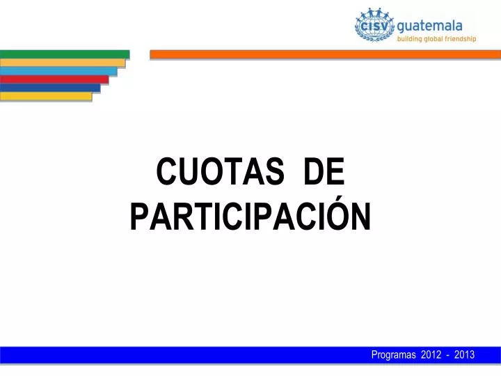 cuotas de participaci n