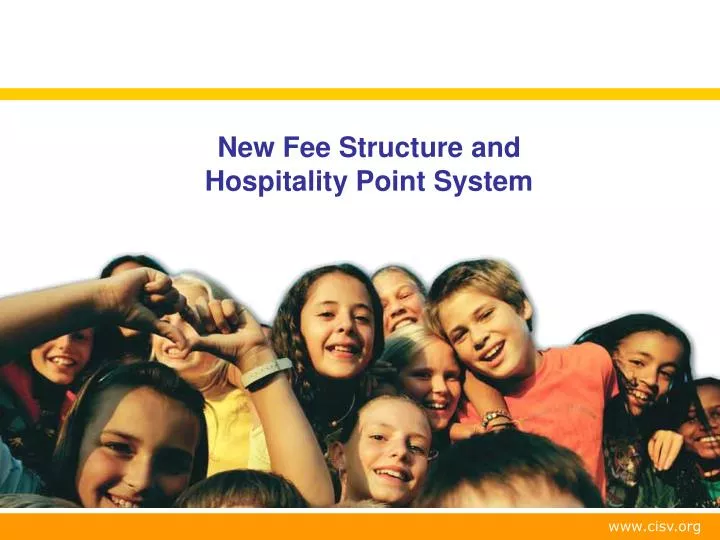 new fee structure and hospitality point system