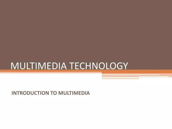 multimedia technology