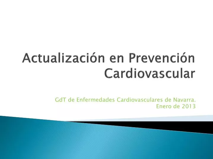 actualizaci n en prevenci n cardiovascular