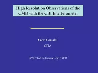 High Resolution Observations of the CMB with the CBI Interferometer