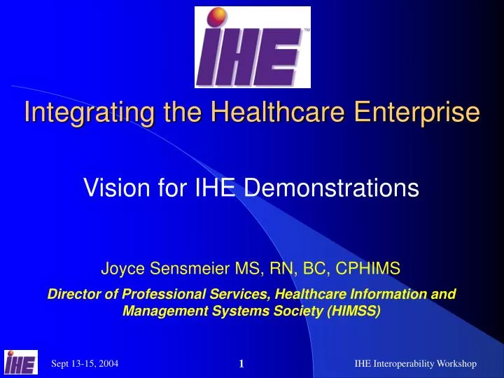 integrating the healthcare enterprise
