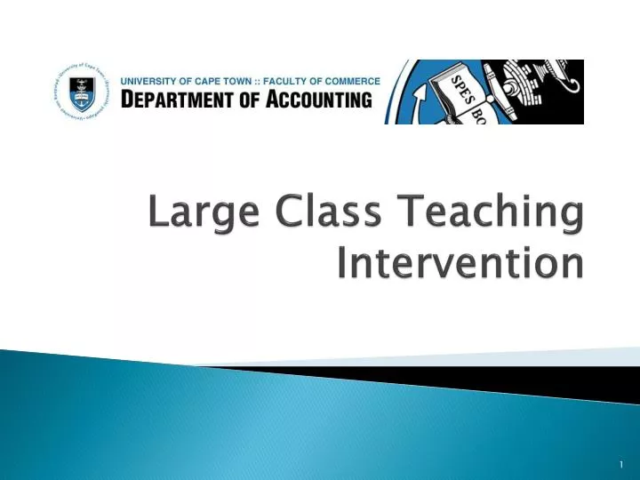 large class teaching intervention
