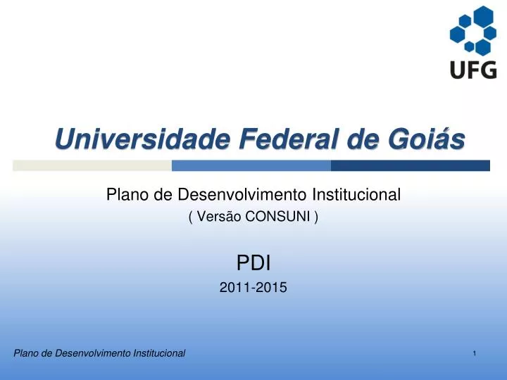 universidade federal de goi s