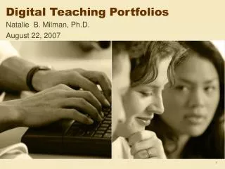 Digital Teaching Portfolios