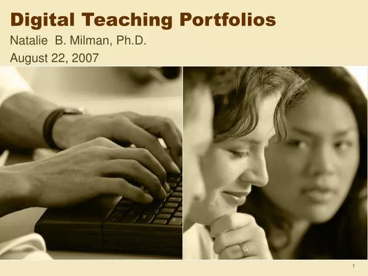 digital teaching portfolios