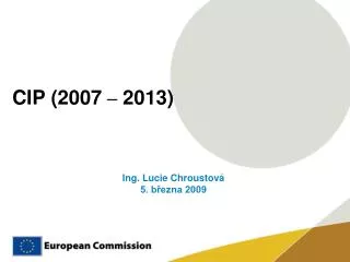 cip 2007 2013