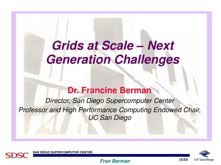 grids at scale next generation challenges