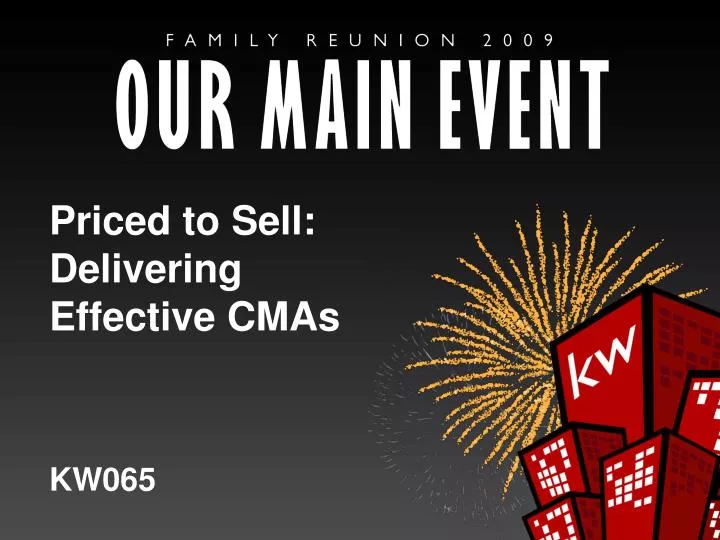 priced to sell delivering effective cmas